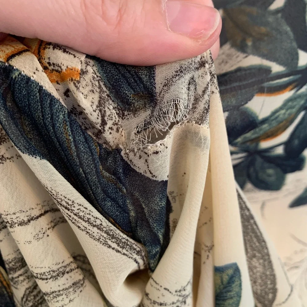 Papaya Floral Flowy Wide Leg Pants - Picture 7 of 7